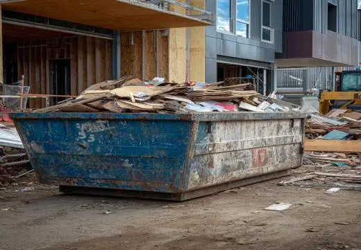 Commercial construction waste collected using skip bin hire near Rockhampton City QLD services