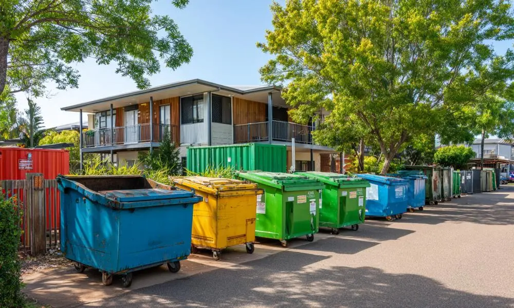 Different bin sizes available for skip bins Rockhampton QLD projects, from household cleanups to construction waste removal
